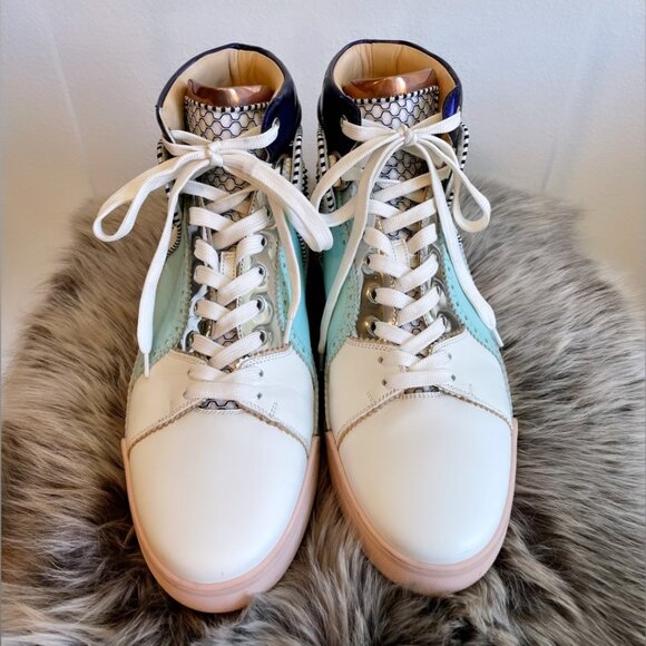 Louboutin Mens Loubikick Sneakers Size 44 - Picture 1 of 3